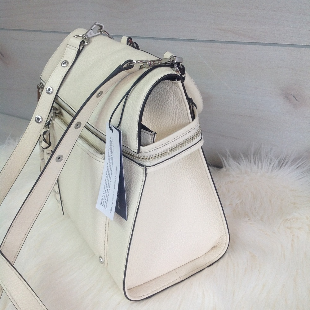 Rebecca Minkoff Jane Satchel Tote Antique White - Picture 4 of 8